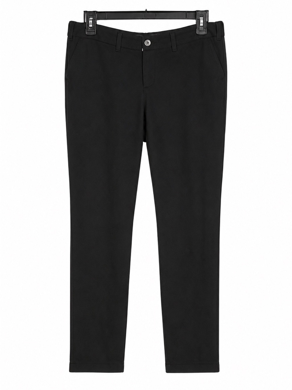 White House Black Market Black Button Front Pants Women’s Size 8